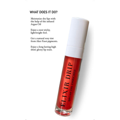 High-Quality Argan Oil Lip Gloss from Elixir Drip – Ideal for Daily Use